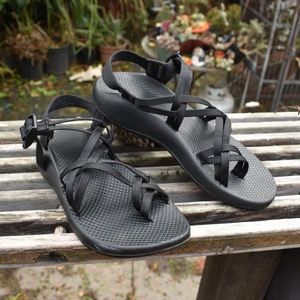 CHACO ZX/2 YAMPA BLACK SPORT SANDALS VIBRAM SOLES